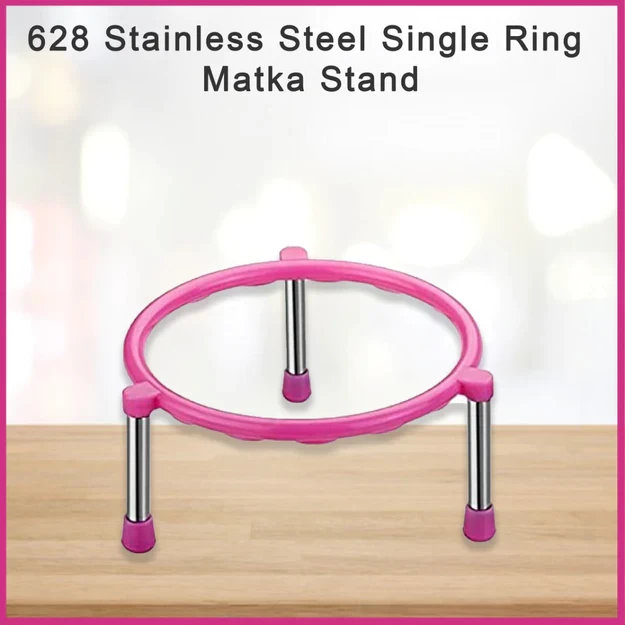 0628 STAINLESS STEEL SINGLE RING MATKA STAND